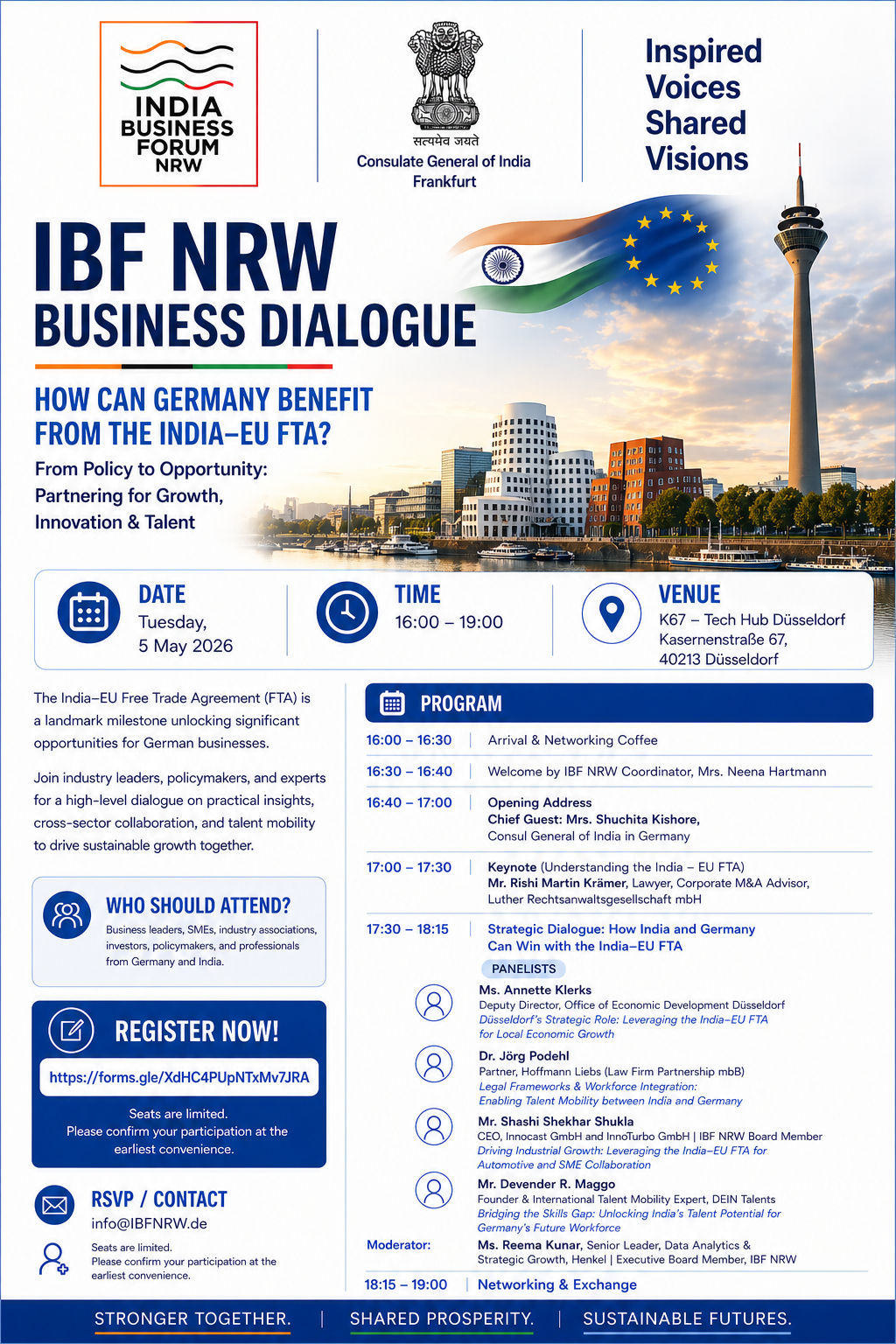 IBF NRW Strategic Dialogue India–EU FTA 